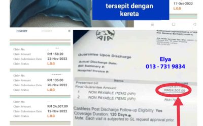 Testimoni Medical Card AIA : Kemalangan Motor