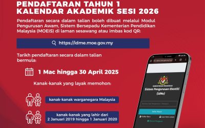 Pendaftaran Murid Tahun 1 Sesi 2026