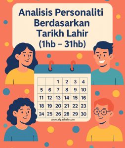 Read more about the article Analisis Personaliti Berdasarkan Tarikh Lahir (1hb – 31hb)