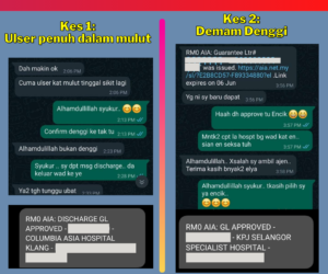 Testimoni Medical Card AIA : Ulser dan Denggi