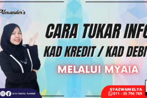 Cara Tukar Debit & Kredit Kad untuk My AIA Apps