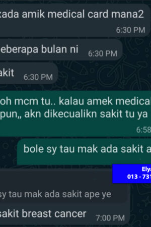 Pengajaran - Ambil Insurans semasa sihat, mana2 insurans REJECT permohonan bila dah sakit kritikal
