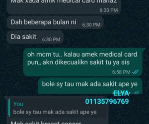 Pengajaran - Ambil Insurans semasa sihat, mana2 insurans REJECT permohonan bila dah sakit kritikal