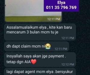 Testimoni - Baru 3 bulan mencarum, dah guna Medical Card RM2,927! - Elya