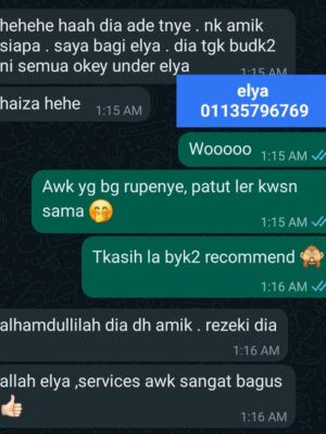Testimoni - Clients lain semua okay under Agent Elya