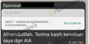 Testimony - Recruitment AIA Elite Academy